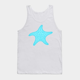 Starfish (blue) Tank Top